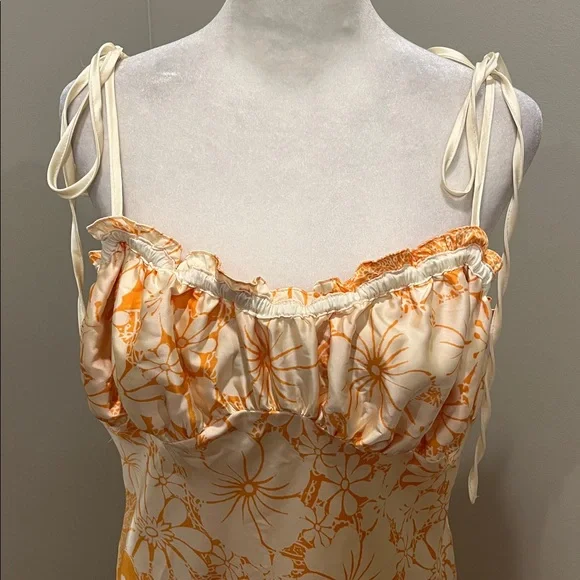 Intimately Free People Retro Daisy Slip Dress in Icelandic Poppy - Picture 5 of 8